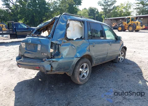 2007 Honda Pilot Ex-L from USA, damaged, VIN 5FNYF28507B019818